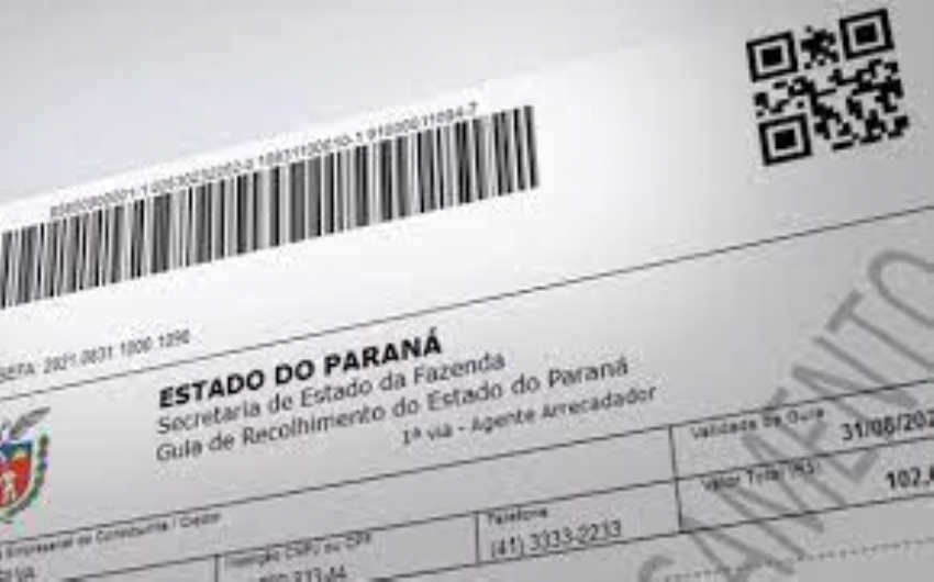 ICMS/PR - Boletos de taxas e tributos passam a ter data de vencimento no Paran