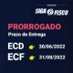 ECD e ECF  Prazo limite de entrega  prorrogado